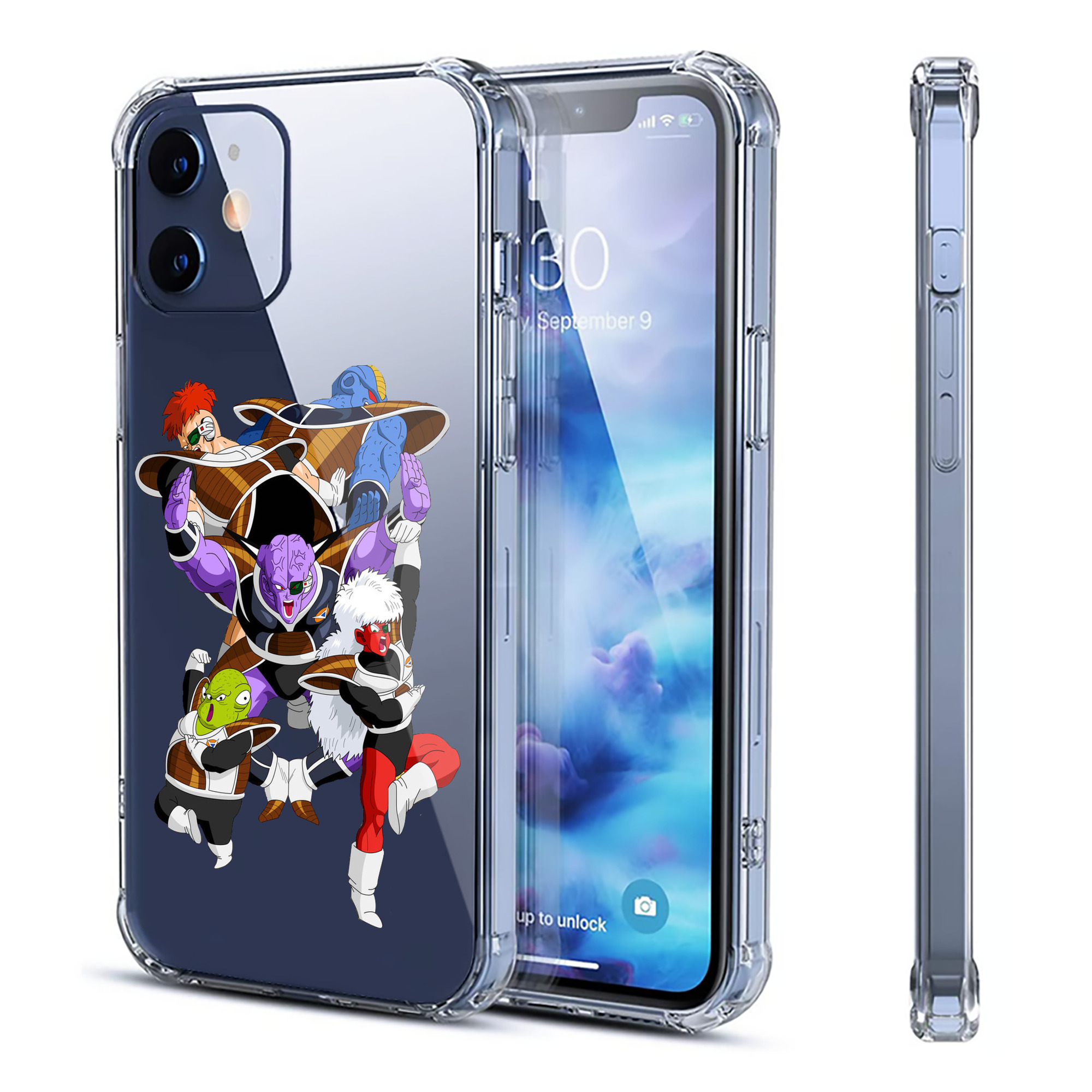 （画像用） ドラゴンボール DRAGON BALL 【iPhone 12シリーズ対応】透明スマホケース（クリアソフトケース）